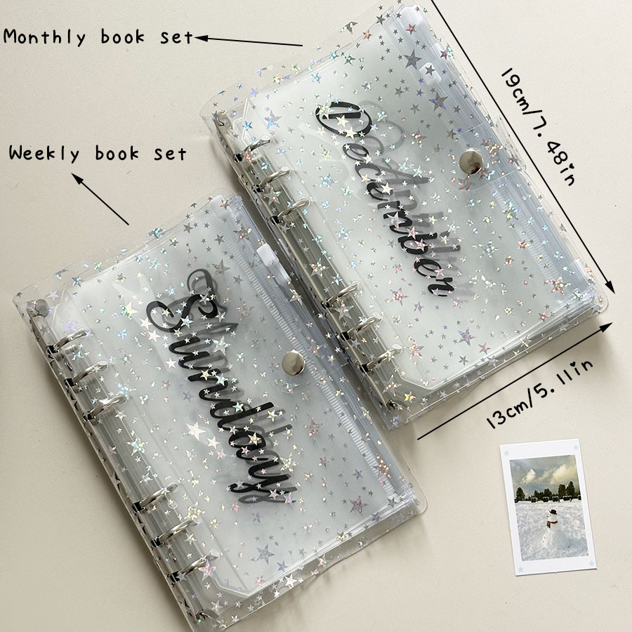 Planner Weekly Budget - Sharkbang nouveauté 1 ensemble A6 ensemble