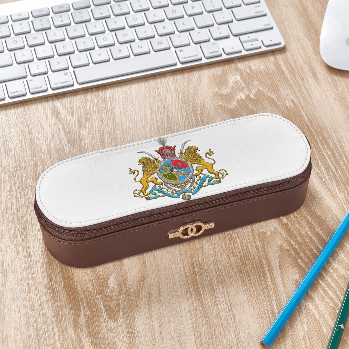 Lion Stationery & Office Supply(Kunshan)Co.Ltd - Étui à crayons en cuir avec