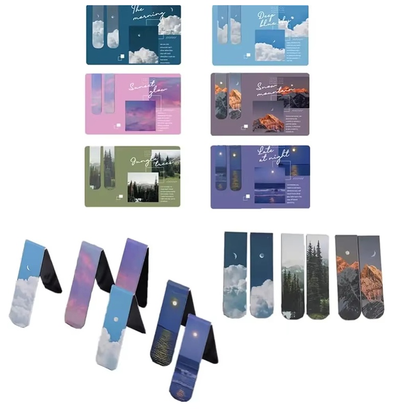 Bookmark Magnetic Clip - Marque-pages magnétiques sur le thème du