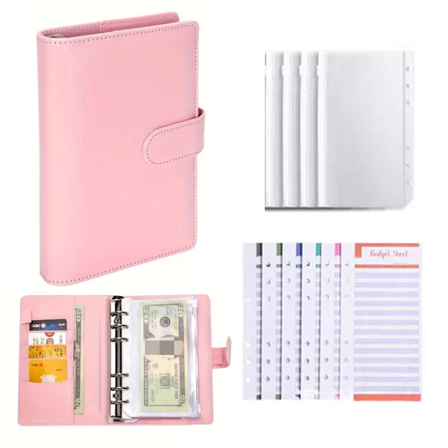 Planner Weekly Budget - Classeur de Budget en cuir PU