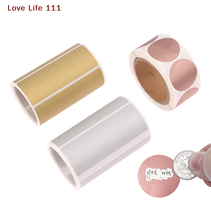 Sticker Label Roll - Nouveau 300 pièces/rouleau autocollants à gratter