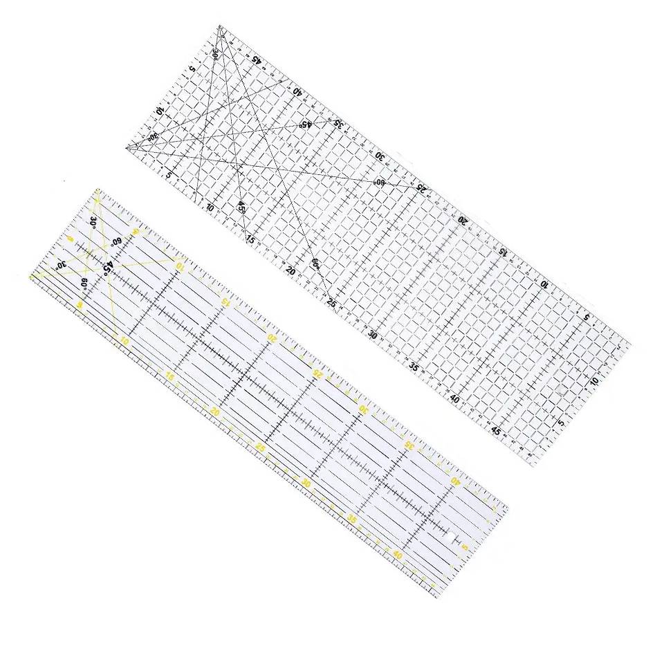 Ruler Set Transparent - Fenrry règle de Patchwork acrylique multi-tailles