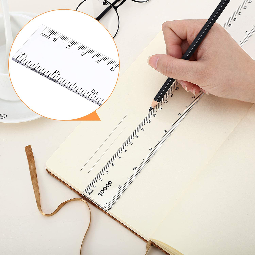 Règle droite de 6/8/12 pouces, - Ruler Set Transparent avis et prix
