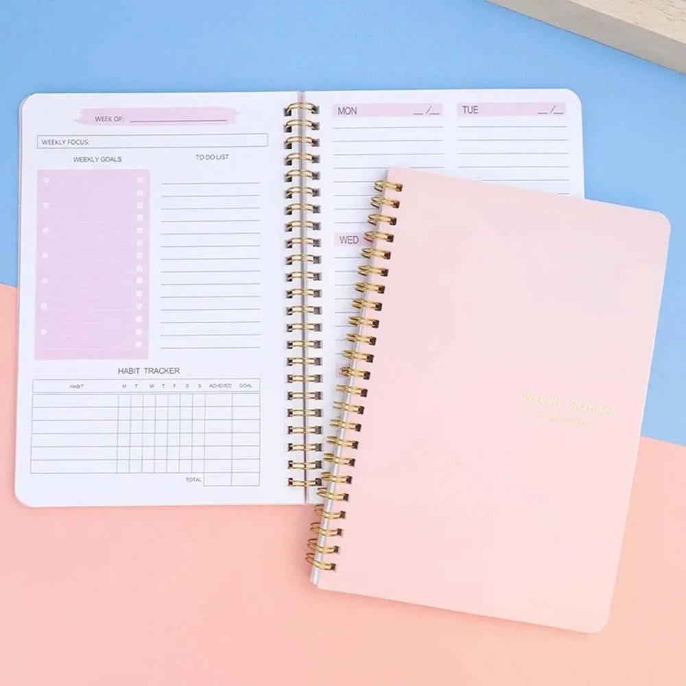 Agenda hebdomadaire A5, agenda - Planner Weekly Budget avis et prix
