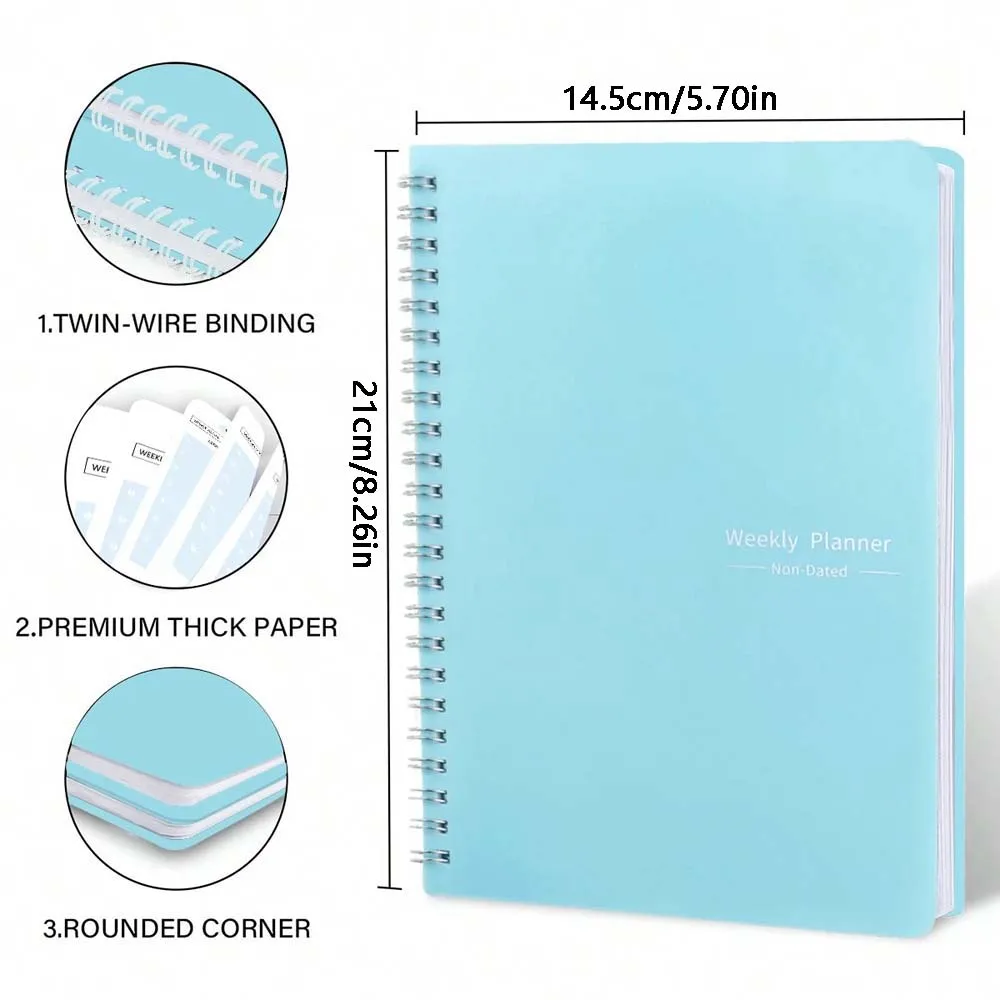 Agenda hebdomadaire A5, agenda - Planner Weekly Budget avis et prix