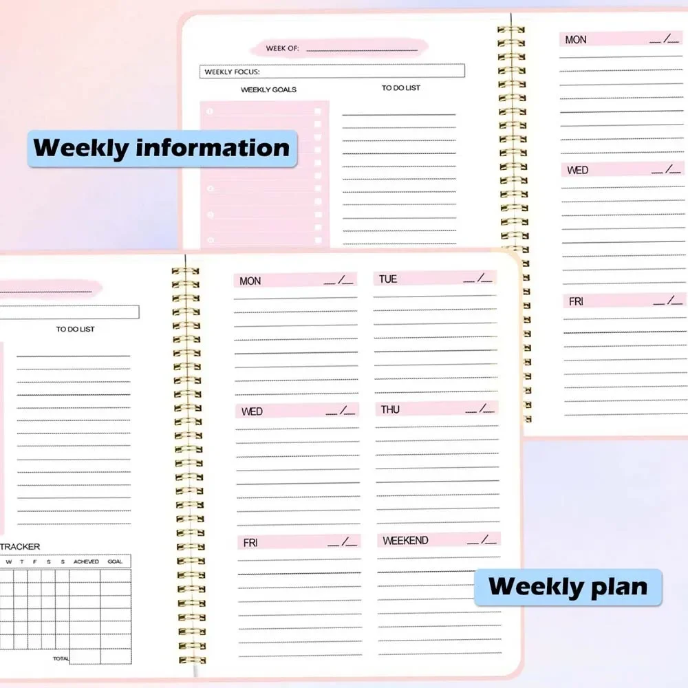 Agenda hebdomadaire A5, agenda - Planner Weekly Budget avis et prix