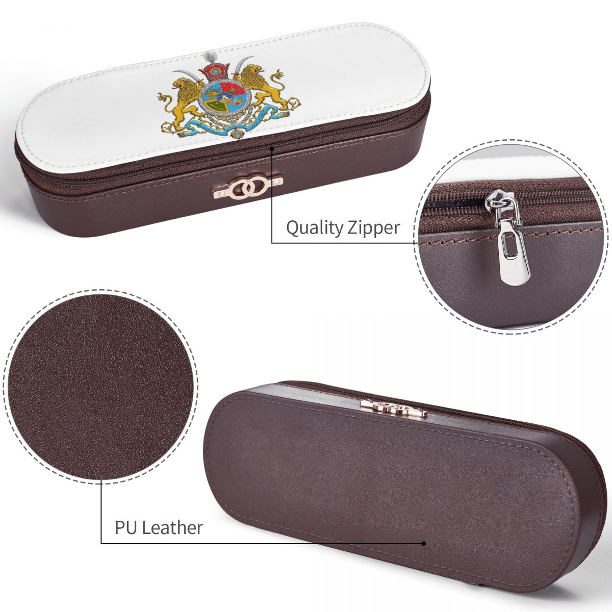 Étui à crayons en cuir avec em - Lion Stationery & Office Supply(Kunshan)Co.Ltd avis et prix