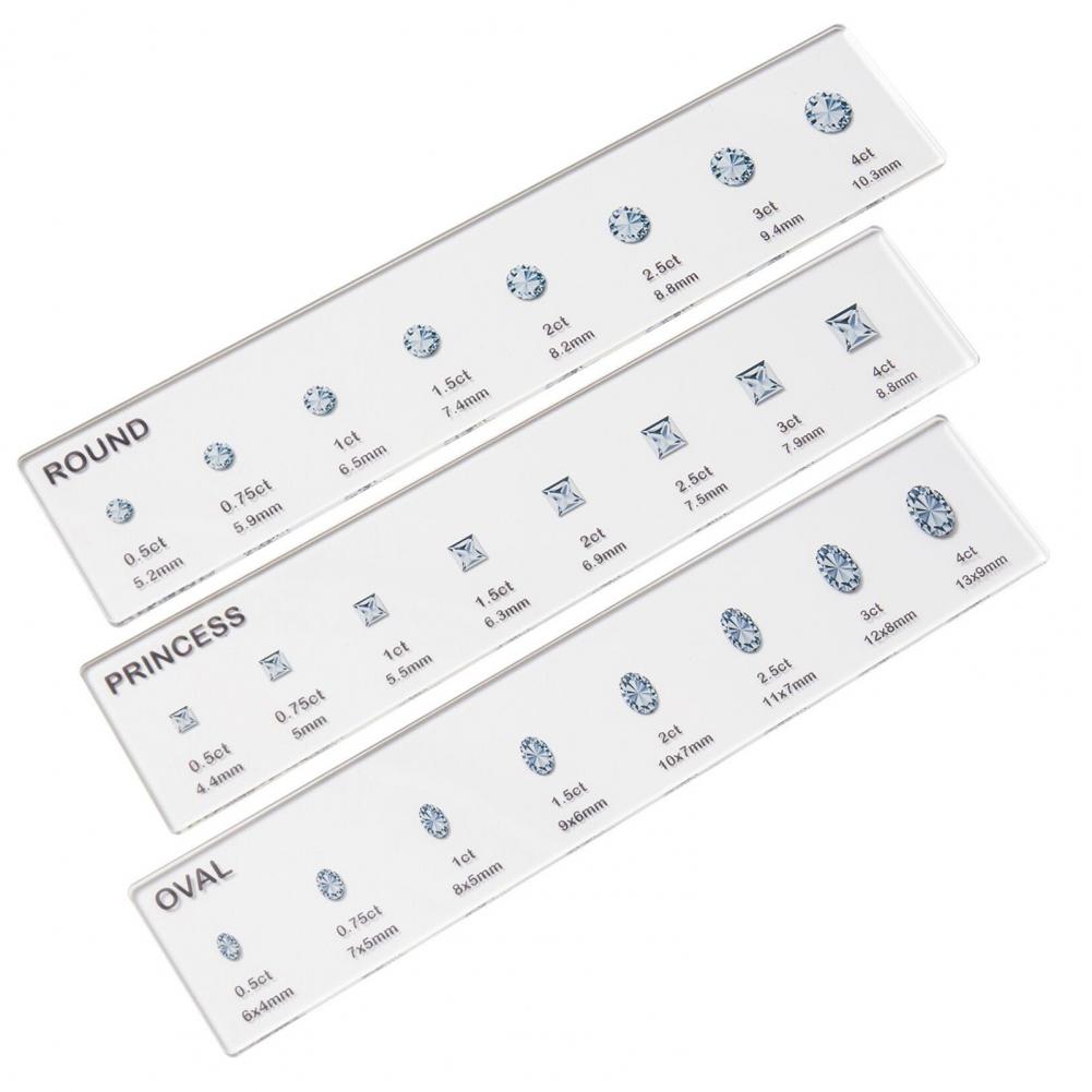 Règle de mesure en acrylique T - Ruler Set Transparent avis et prix