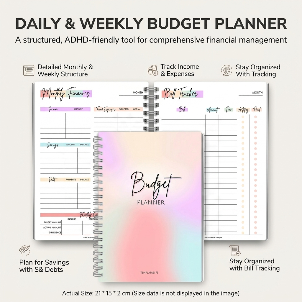 Carnet de suivi des revenus et - Planner Weekly Budget avis et prix