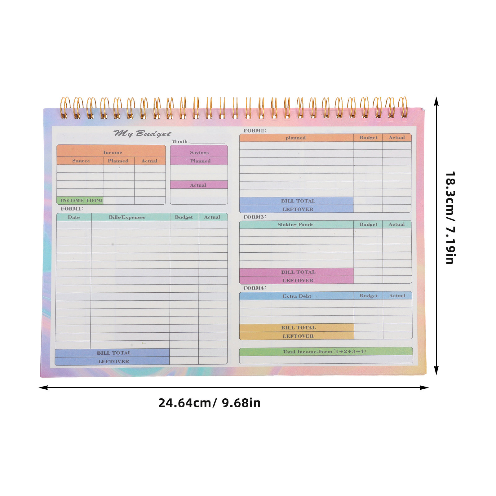 Carnet de suivi des dépenses e - Planner Weekly Budget avis et prix