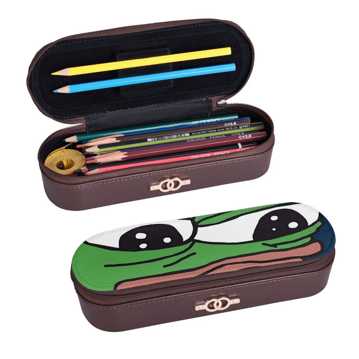 Étui à crayons en cuir de haut - Stationery Office Supply Store avis et prix