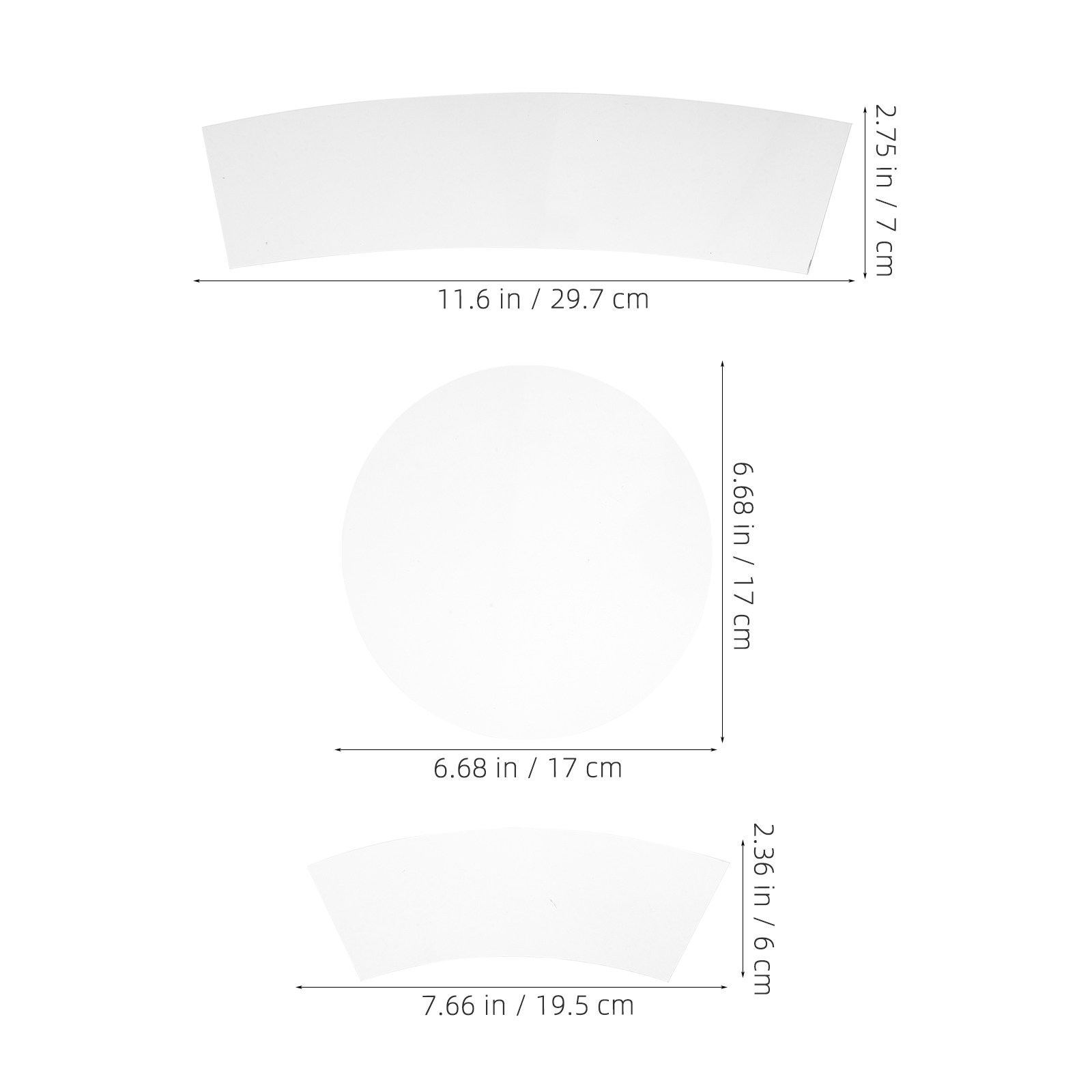 Lot de 3 gabarits de quilting  - Ruler Set Transparent avis et prix