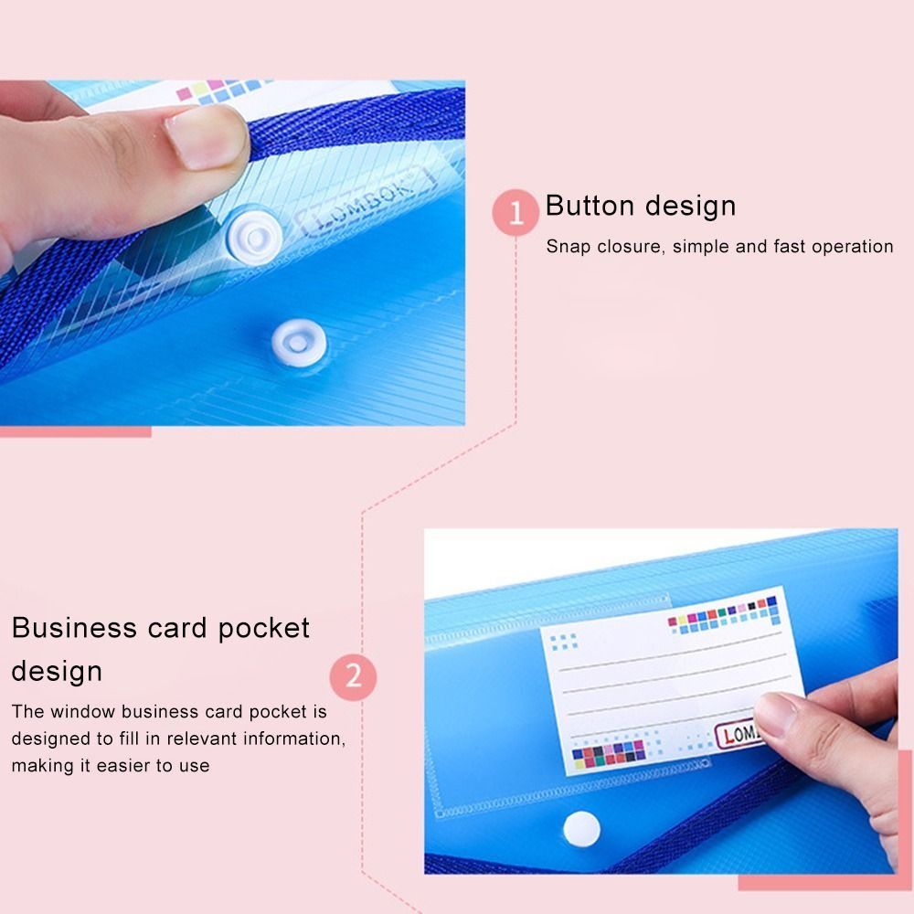 Dossier à bouton-pression étan - Is Stationery Office Supply avis et prix