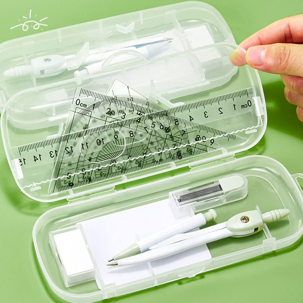 Ensemble de 8 pièces : Règle e - Ruler Set Transparent avis et prix