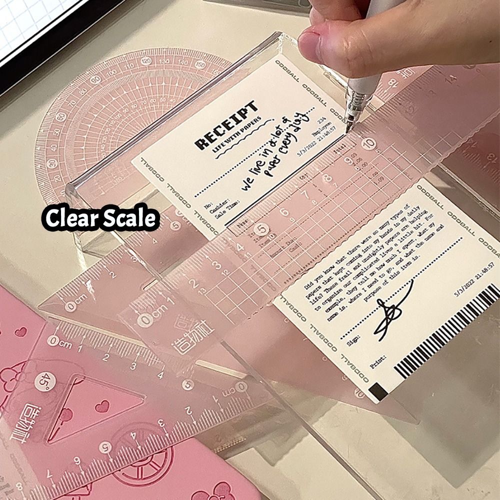 Ensemble de règles à gelée mul - Ruler Set Transparent avis et prix