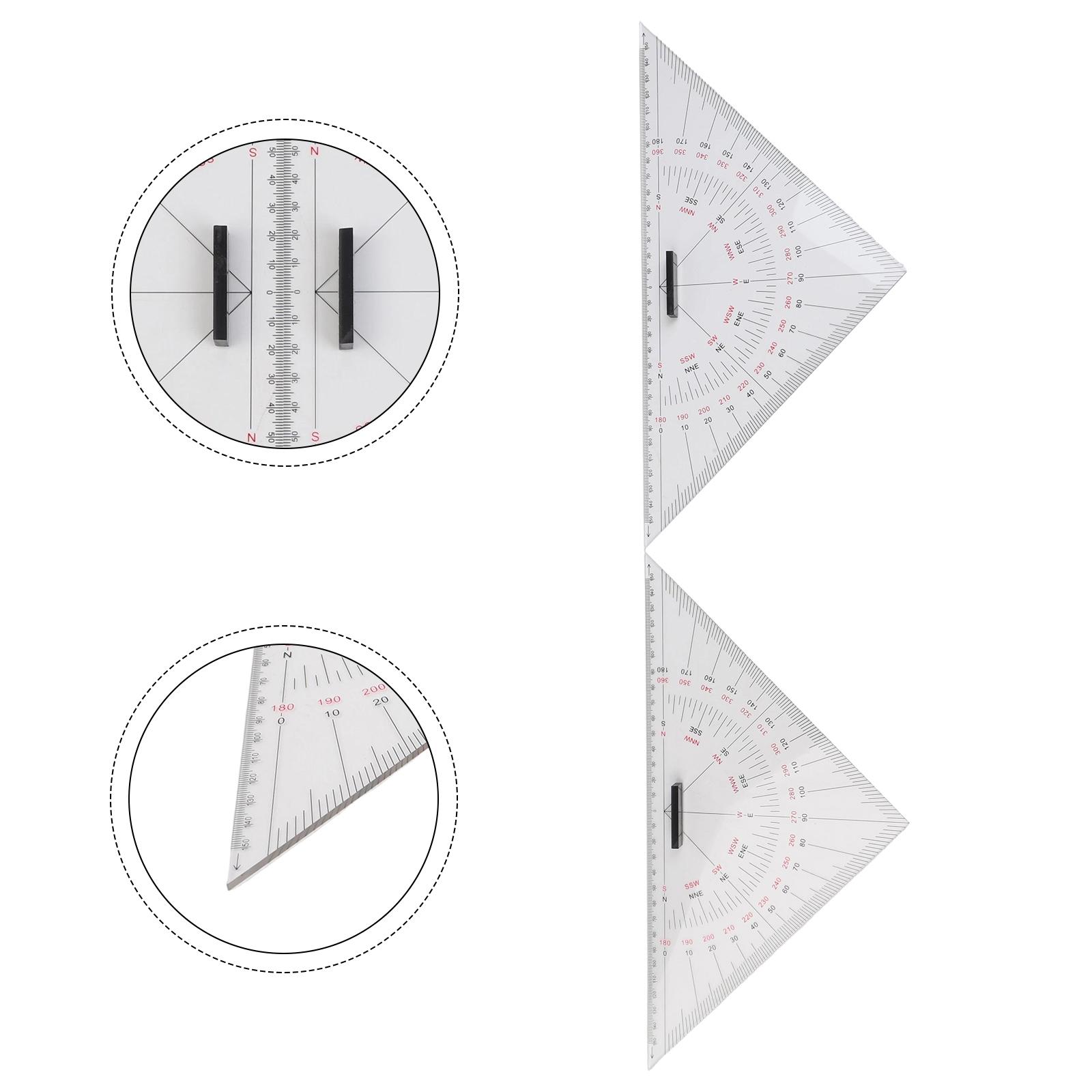 Règle triangulaire transparent - Ruler Set Transparent avis et prix