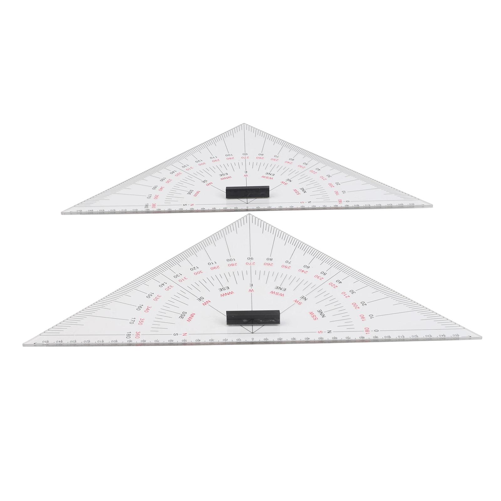 Règle triangulaire transparent - Ruler Set Transparent avis et prix