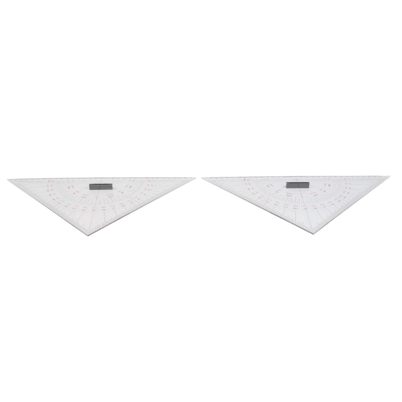 Règle triangulaire transparent - Ruler Set Transparent avis et prix