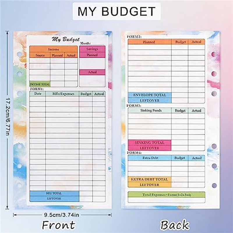 N36R-2 Set A6 Recharge de plan - Planner Weekly Budget avis et prix