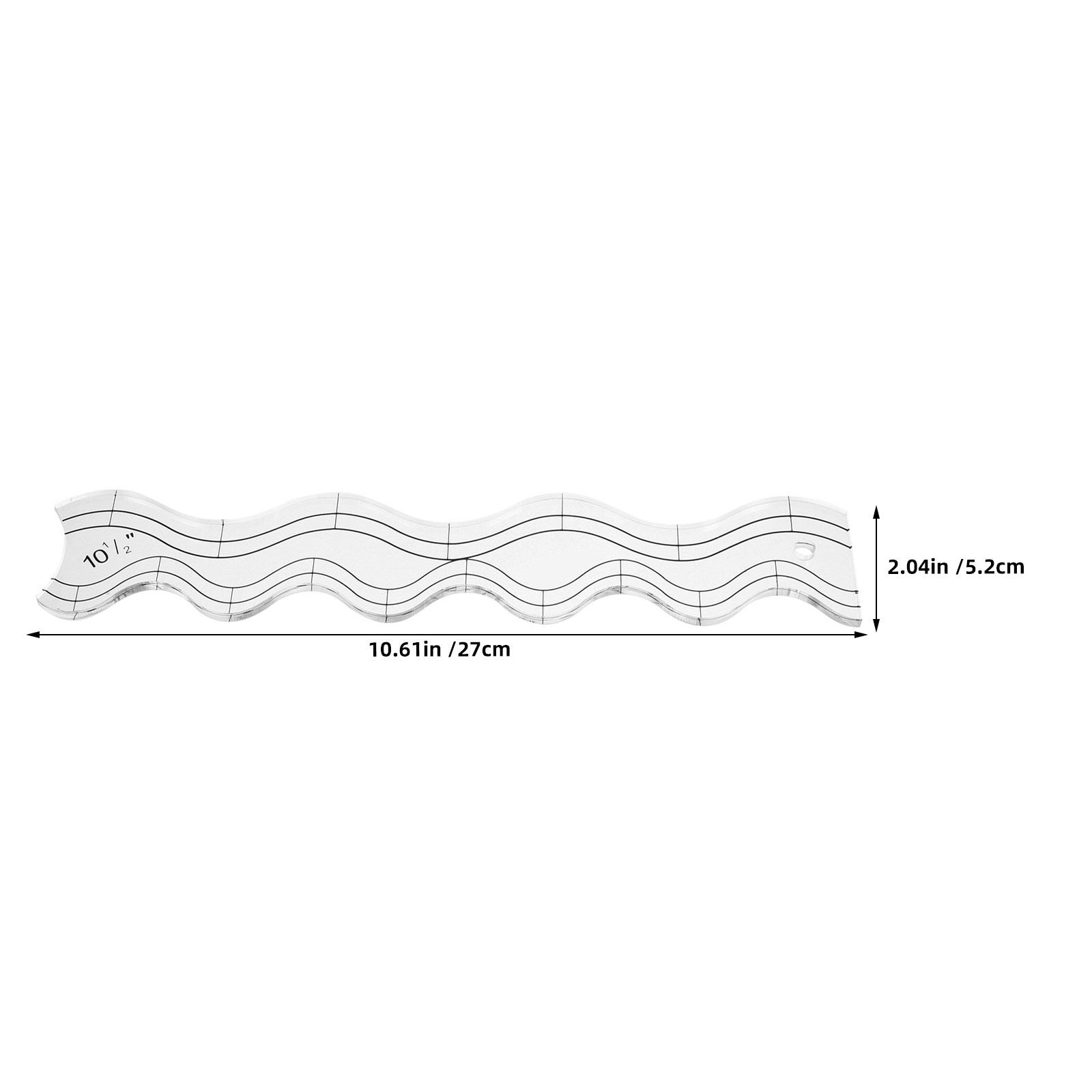 Ensemble de 2 règles de quilti - Ruler Set Transparent avis et prix
