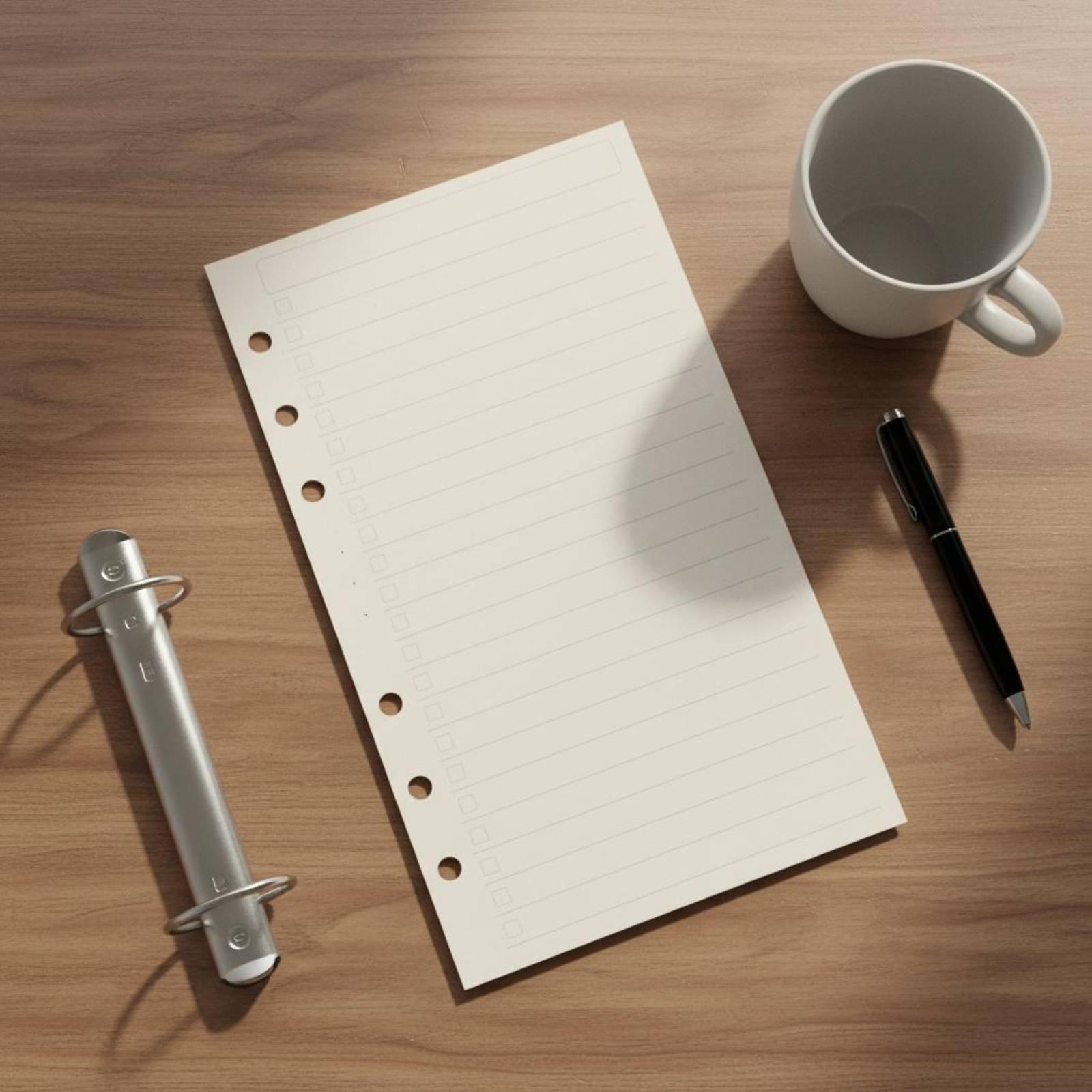 Recharges de feuilles mobiles  - Planner Weekly Budget avis et prix