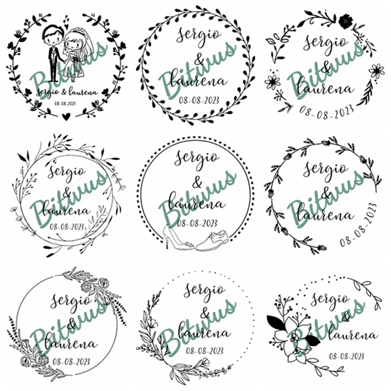 Timbre de mariage personnalisé - Self Inking Stamp avis et prix