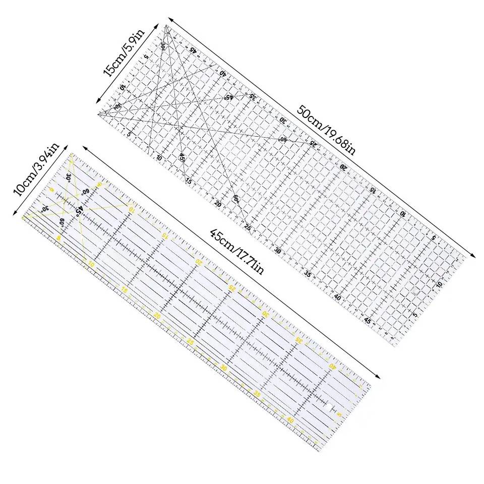 Fenrry règle de Patchwork acry - Ruler Set Transparent avis et prix